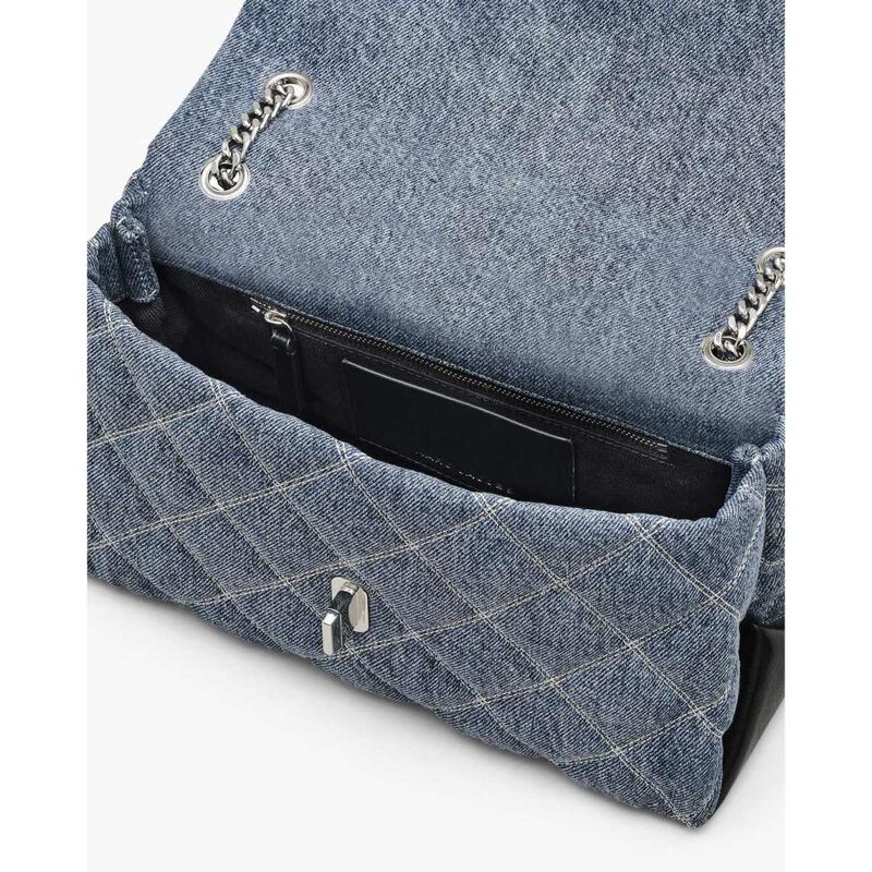 MARC JACOBS The Quilted Denim Dual Convertible Shoulder Bag image number 2
